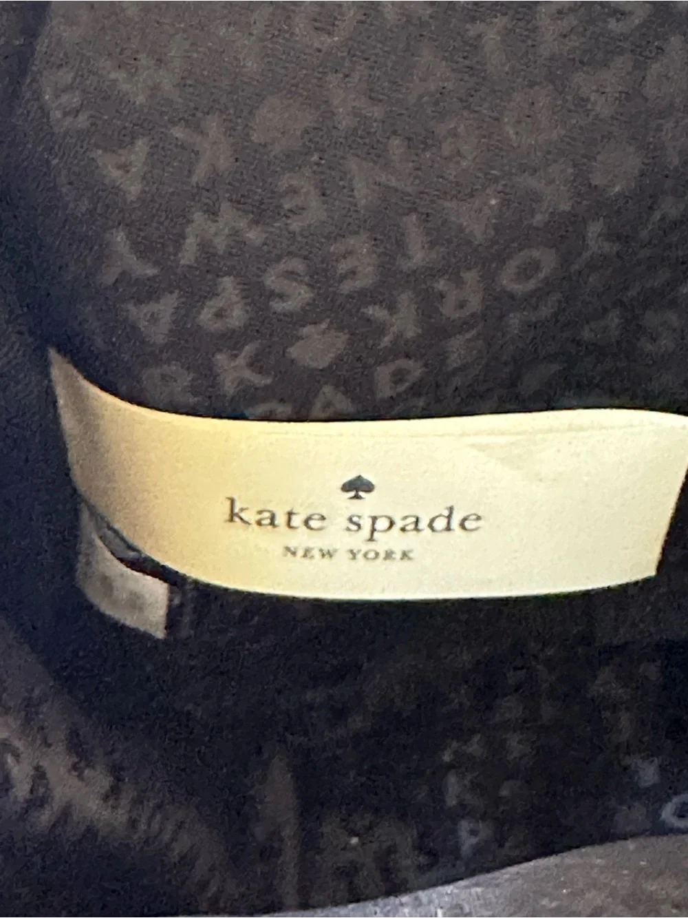 Kate Spade Black Nylon Mini Backpack Gold Hardware Travel Everyday Bag